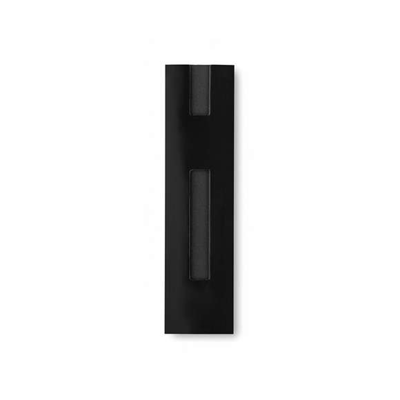 Funda para bolígrafo en resistente cartón de vivos colores y con diseño de ventana.