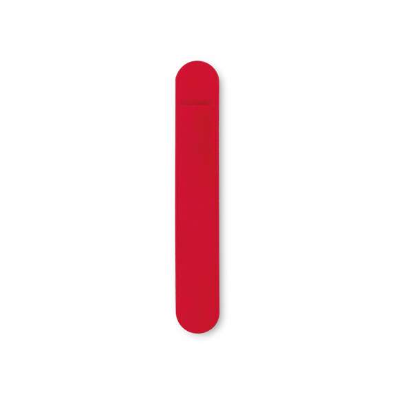 Funda para bolígrafo en suave antelina de vivos colores.