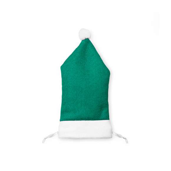Funda para smartphone en original diseño de gorro de Papá Noel en divertida gama de colores. Con cierres de cordón y en resistente material poliéster.