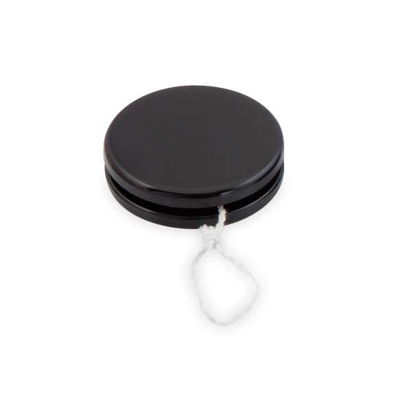 Yoyó en resistente material PS, de rápido y sencillo montaje, para recuperar los juegos clásicos más divertidos. Disponible en variada gama de colores, con hilo rizado de algodón en color blanco de 100 cm.