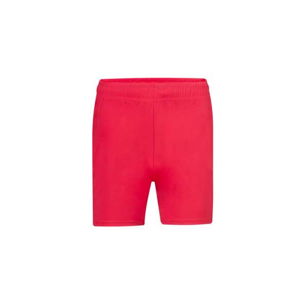 Pantalón deportivo en resistente y ligero poliéster de 145g/m2, de tejido transpirable en vivos colores. Disponible en tallas 8-10, 12-14, S, M, L, XL.
