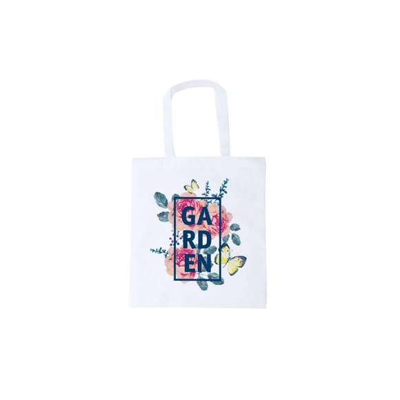 Bolsa de non-woven de 80g/m2 en color blanco especialmente diseñada para marcaje en sublimación. Con asas largas de 60cm y acabado cosido.