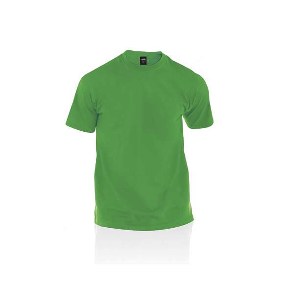 Camiseta para adulto de calidad premium en material 100% algodón de 150g/m2. Disponible en extensa gama de vivos colores y en tallas S, M, L, XL, XXL.