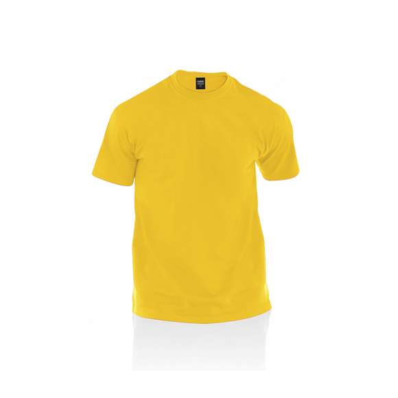 Camiseta para adulto de calidad premium en material 100% algodón de 150g/m2. Disponible en extensa gama de vivos colores y en tallas S, M, L, XL, XXL.