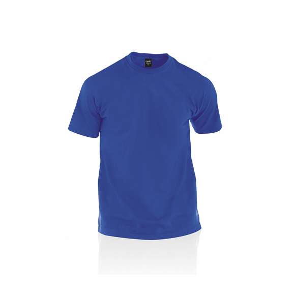 Camiseta para adulto de calidad premium en material 100% algodón de 150g/m2. Disponible en extensa gama de vivos colores y en tallas S, M, L, XL, XXL.
