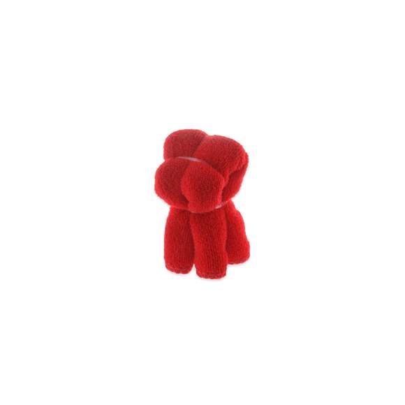 Divertida toalla perro en absorbente y suave microfibra de 310g/m2 en vivos colores. Presentada en estuche de PVC transparente de diseño.
