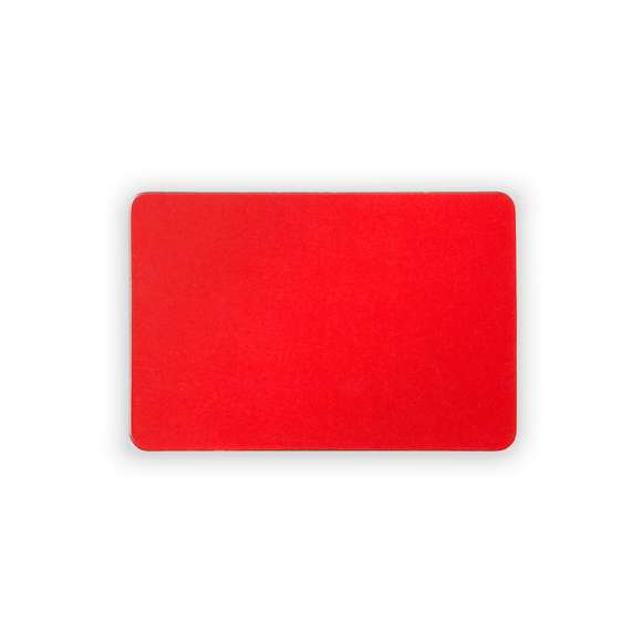 Imán de 6x4cm con superficie brillante en variada gama de vivos colores.
