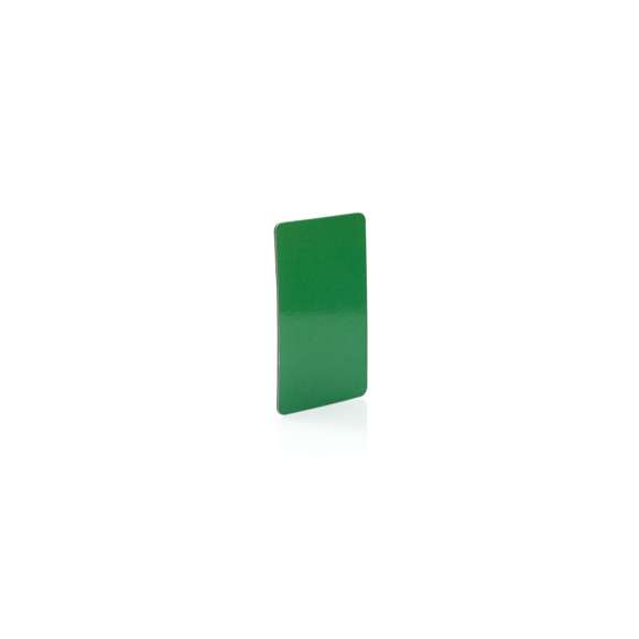 Imán de 6x4cm con superficie brillante en variada gama de vivos colores.