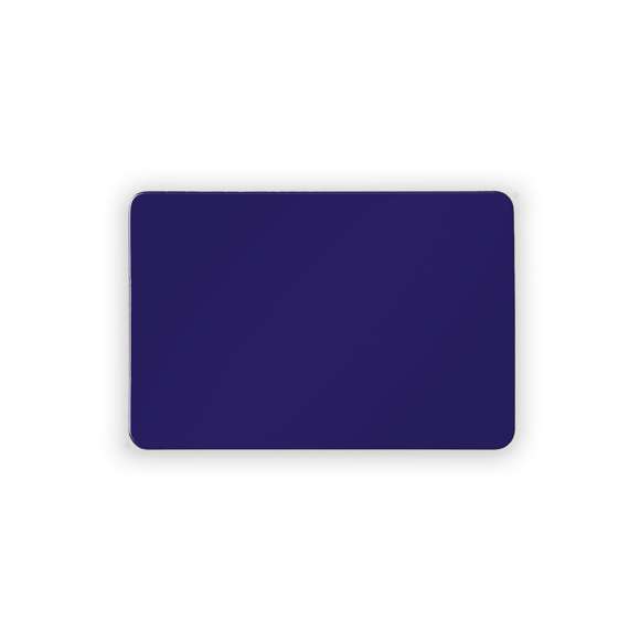 Imán de 6x4cm con superficie brillante en variada gama de vivos colores.