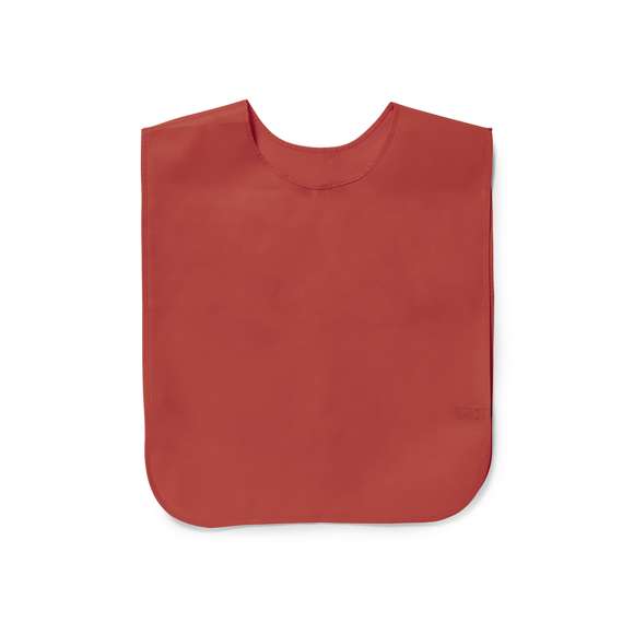 Peto deportivo para adulto en resistente non-woven de vivos colores y laterales rematados con elásticos. Talla única.