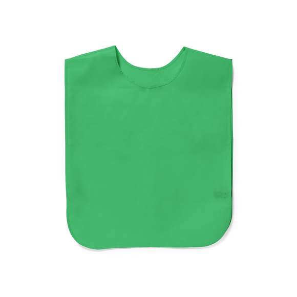 Peto deportivo para adulto en resistente non-woven de vivos colores y laterales rematados con elásticos. Talla única.