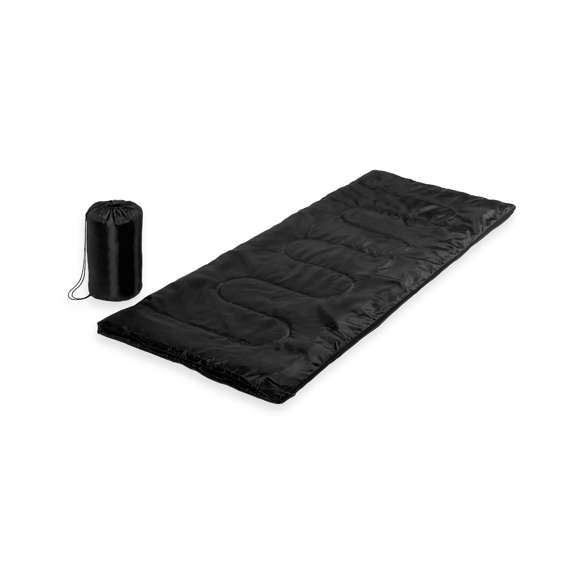 Saco de dormir en variados colores, de suave material con grueso acolchado interior. Con cierre de cremallera de apertura total con doble tirador interior y exterior. Funda autocierre a juego con resistente cordón.