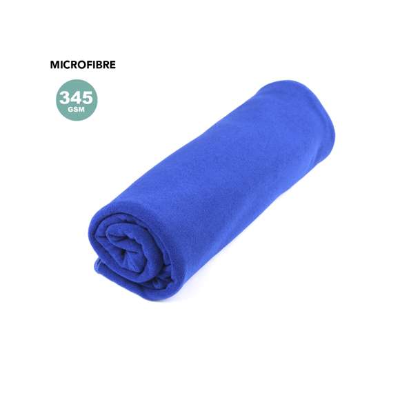 Toalla de 150x75cm en ultra absorbente y suave microfibra de 345/m2 en variados colores.