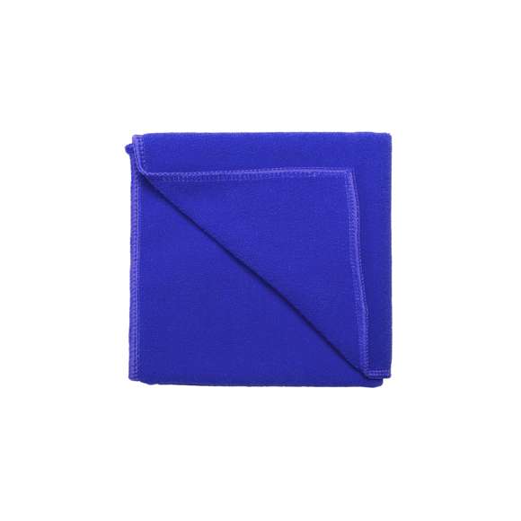 Toalla de mano de 45x30cm en absorbente y suave microfibra de alto gramaje -345g/m2- en variados colores. Presentada en funda de PVC.