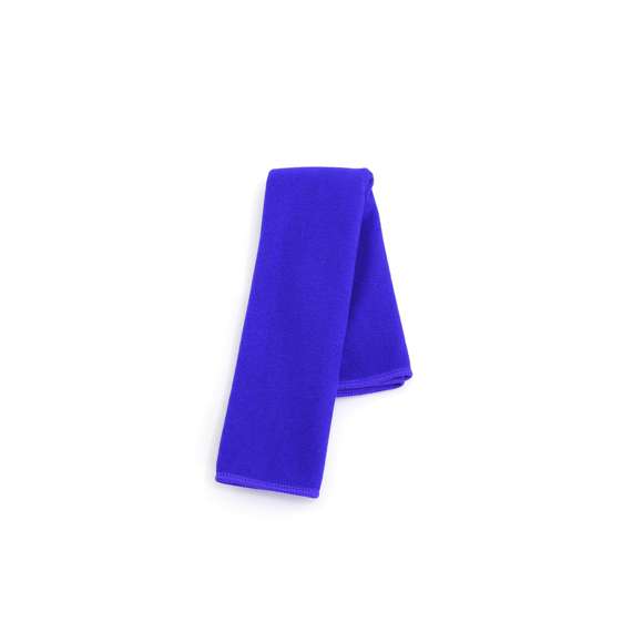 Toalla de mano de 45x30cm en absorbente y suave microfibra de alto gramaje -345g/m2- en variados colores. Presentada en funda de PVC.