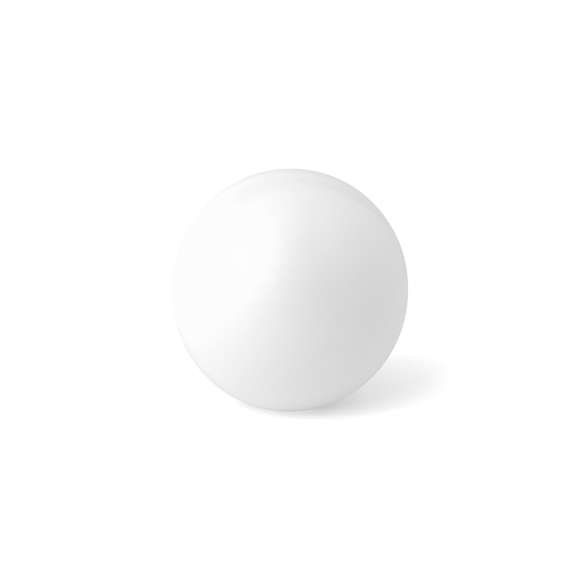 Pelota antiestrés en extensa gama de vivos colores y suave cuerpo con acolchado de PU brillante.