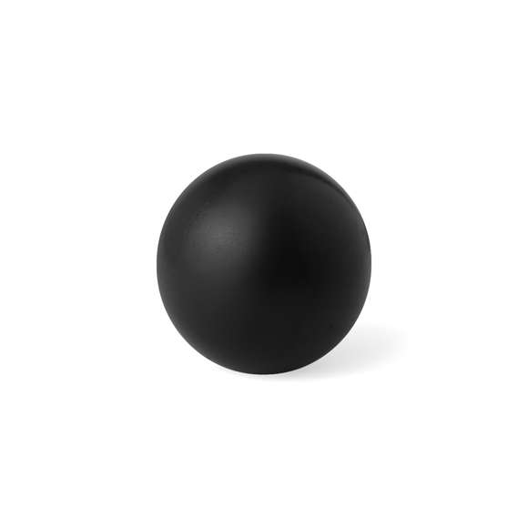 Pelota antiestrés en extensa gama de vivos colores y suave cuerpo con acolchado de PU brillante.