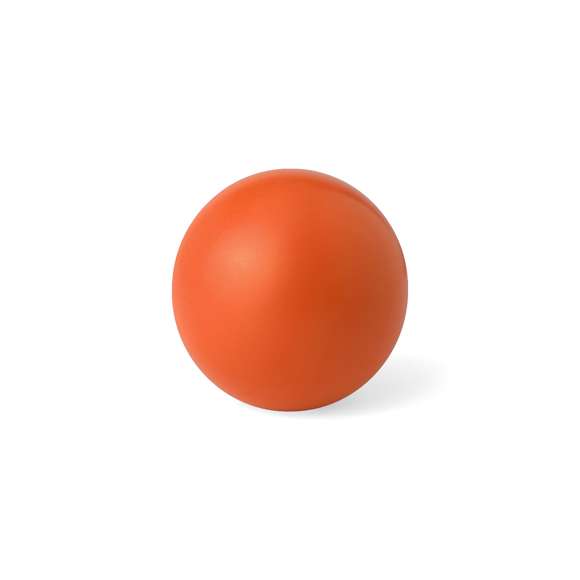 Pelota antiestrés en extensa gama de vivos colores y suave cuerpo con acolchado de PU brillante.