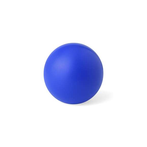 Pelota antiestrés en extensa gama de vivos colores y suave cuerpo con acolchado de PU brillante.