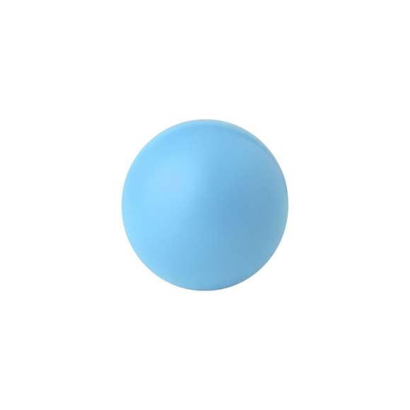 Pelota antiestrés en extensa gama de vivos colores y suave cuerpo con acolchado de PU brillante.