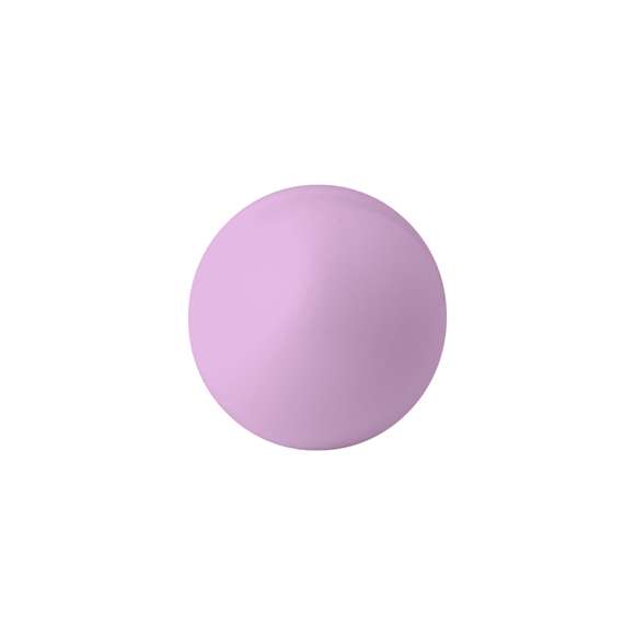 Pelota antiestrés en extensa gama de vivos colores y suave cuerpo con acolchado de PU brillante.