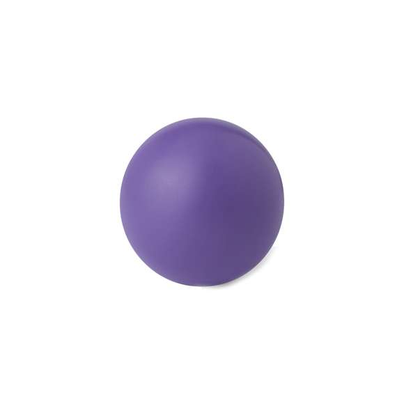 Pelota antiestrés en extensa gama de vivos colores y suave cuerpo con acolchado de PU brillante.