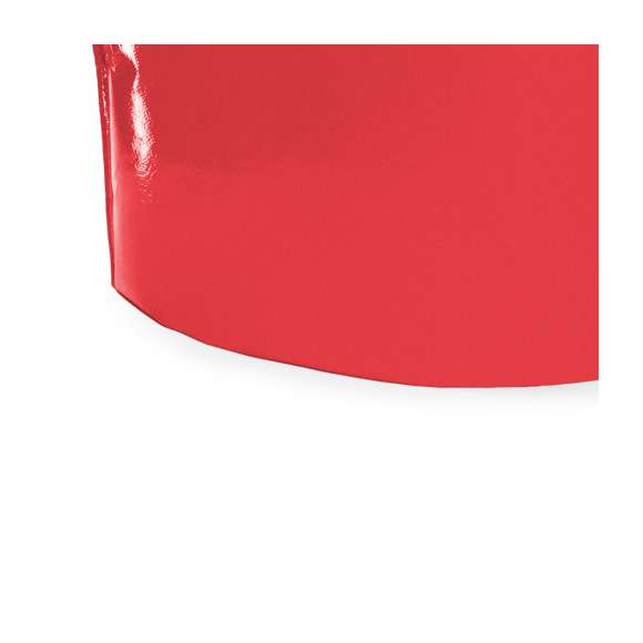 Bolsa nevera en resistente non-woven de acabado laminado brillante y cierre de velcro. Con cómodas asas de transporte en nylon a juego e interior isotermo en acabado de aluminio. Resistencia hasta 7kg de peso.