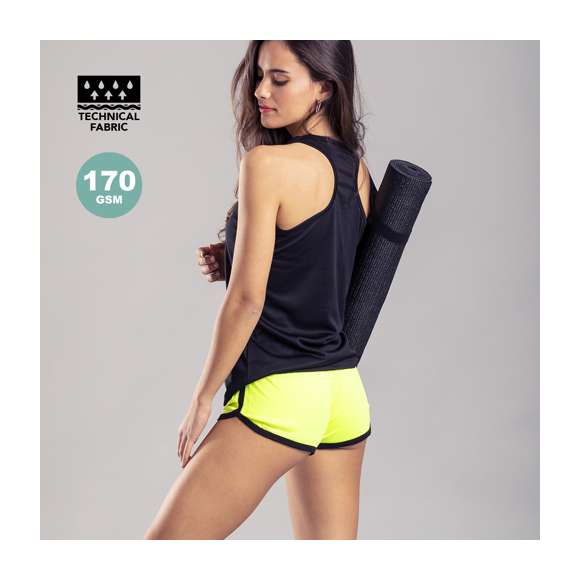 Culot en resistente poliéster de 170g/m2. Con cintura elástica, ribetes de refuerzo y en vivos colores. Disponible en tallas S, M, L.