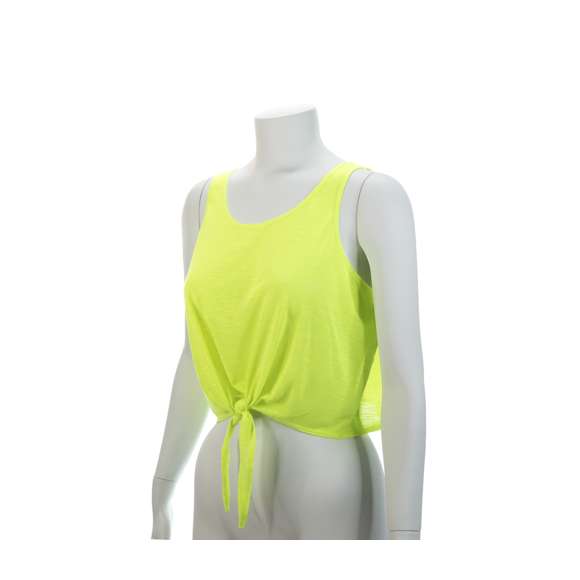  	Camiseta para chica en suave poliéster de 130g/m2. Con diseño en tirantes y con cierre frontal de nudo. Disponible en blanco y variada gama de vivos colores fluorescentes. Tallas S, M, L.