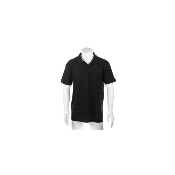 Polo de piqué en material 100% algodón. Con dos botones de cierre a juego y disponible en variada gama de vivos colores. Tallas S, M, L, XL, XXL