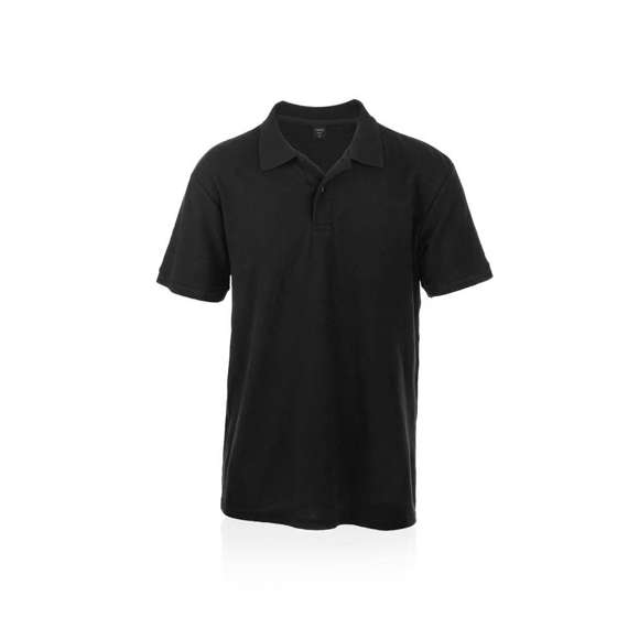 Polo de piqué en material 100% algodón. Con dos botones de cierre a juego y disponible en variada gama de vivos colores. Tallas S, M, L, XL, XXL