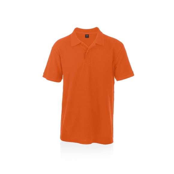 Polo de piqué en material 100% algodón. Con dos botones de cierre a juego y disponible en variada gama de vivos colores. Tallas S, M, L, XL, XXL