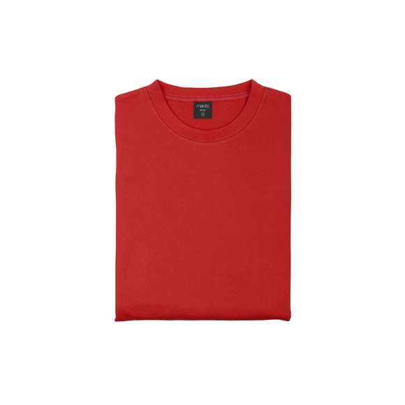 Sudadera técnica para niño unisex. En material 100% poliéster de 265g/m2. Disponible en variada gama de vivos colores. Tallas 4-5, 6-8, 10-12.