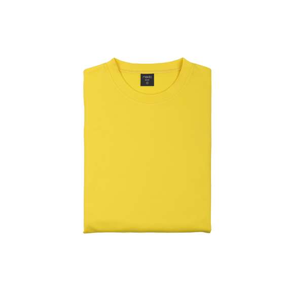 Sudadera técnica para niño unisex. En material 100% poliéster de 265g/m2. Disponible en variada gama de vivos colores. Tallas 4-5, 6-8, 10-12.