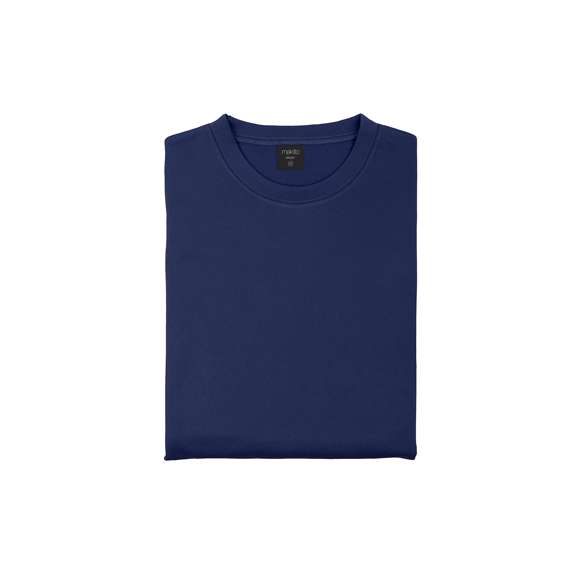 Sudadera técnica para niño unisex. En material 100% poliéster de 265g/m2. Disponible en variada gama de vivos colores. Tallas 4-5, 6-8, 10-12.