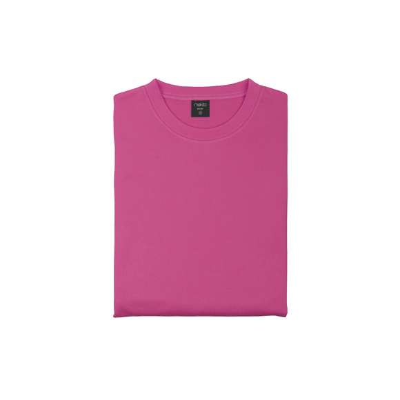 Sudadera técnica para niño unisex. En material 100% poliéster de 265g/m2. Disponible en variada gama de vivos colores. Tallas 4-5, 6-8, 10-12.