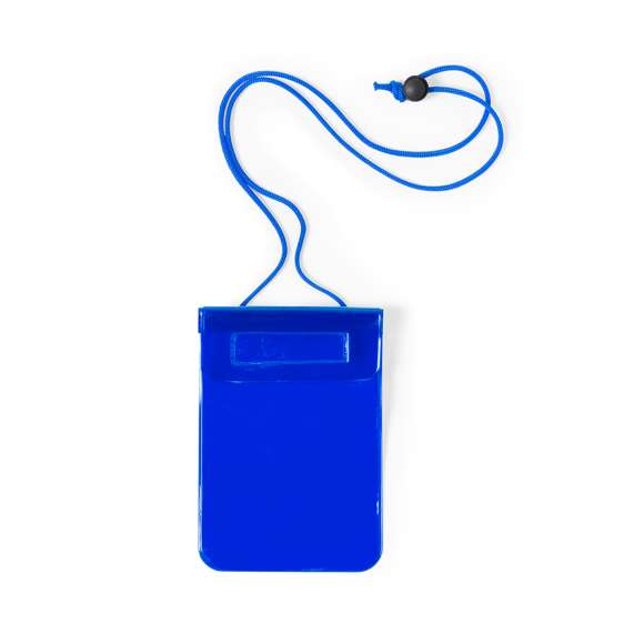 Práctico portatodo impermeable de gran tamaño en PVC de acabado transparente. Con función táctil y cierre estanco. Solapa con cierre de velcro a juego y cinta de transporte a juego con accesorio de ajuste.
