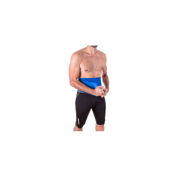 Cinturón elástico lumbar de 98 cm de largo y 18 de ancho. Alto poder de sujeción, con cierre ajustable en velcro de alta resistencia. Presentado en atractiva bolsa de diseño con cartón interior.