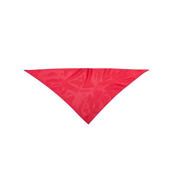 Pañoleta fajín de tamaño extra grande en suave poliéster y variada gama de vivos colores. Con pespuntes de refuerzo en laterales.