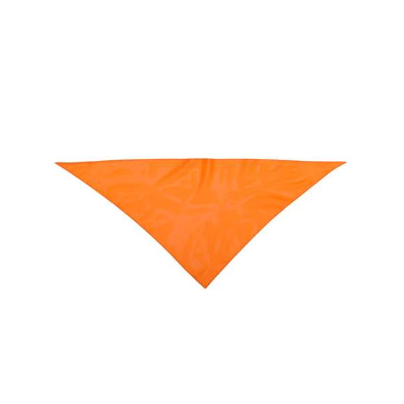 Pañoleta fajín de tamaño extra grande en suave poliéster y variada gama de vivos colores. Con pespuntes de refuerzo en laterales.