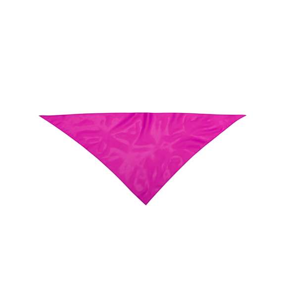 Pañoleta fajín de tamaño extra grande en suave poliéster y variada gama de vivos colores. Con pespuntes de refuerzo en laterales.