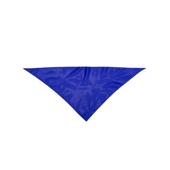 Pañoleta fajín de tamaño extra grande en suave poliéster y variada gama de vivos colores. Con pespuntes de refuerzo en laterales.