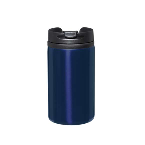 Vaso fabricado en acero inox de 290ml de capacidad con cuerpo en vivos colores de acabado brillante. Con tapa dosificador y base acolchada de suave espuma. Es ideal para tener en tu escritorio, mesa o en cualquier superficie donde disfrutar tranquilamente de tu bebida favorita.