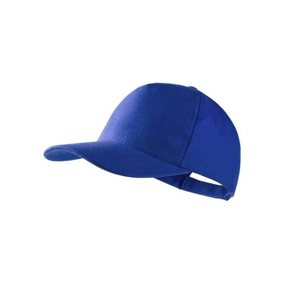 Cómoda gorra de 5 paneles confeccionada en material 100% algodón peinado. Con visera acolchada y orificios bordados para una mayor ventilación y un práctico cierre ajustable de velcro. Disponible en amplia gama de colores.
