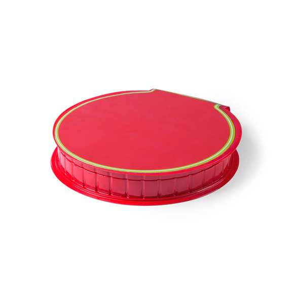  	Set de 14 piezas en estuche de diseño circular con resistente cuerpo acabado en brillantes colores e interior con compartimentos de seguridad. Contiene goma, sacapuntas, ceras y lápices de madera de cuerpo cilíndrico, rotuladores, acuarelas y pincel.