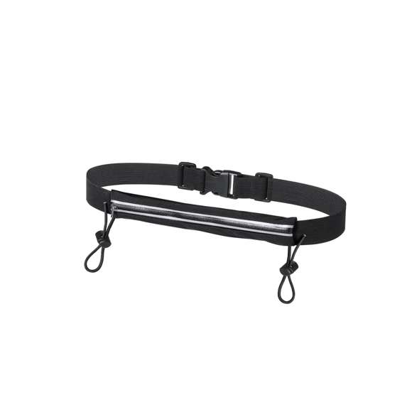  	Riñonera portadorsal de alta calidad y resistente a las salpicaduras de agua en spandex de suave acabado con cremallera en gris. Diseñada para actividades deportivas y de ocio. Elásticos para dorsal con accesorios de ajuste y cintura elástica con cierre de clic ajustable.