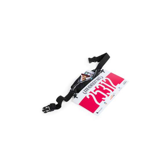  	Riñonera portadorsal de alta calidad y resistente a las salpicaduras de agua en spandex de suave acabado con cremallera en gris. Diseñada para actividades deportivas y de ocio. Elásticos para dorsal con accesorios de ajuste y cintura elástica con cierre de clic ajustable.