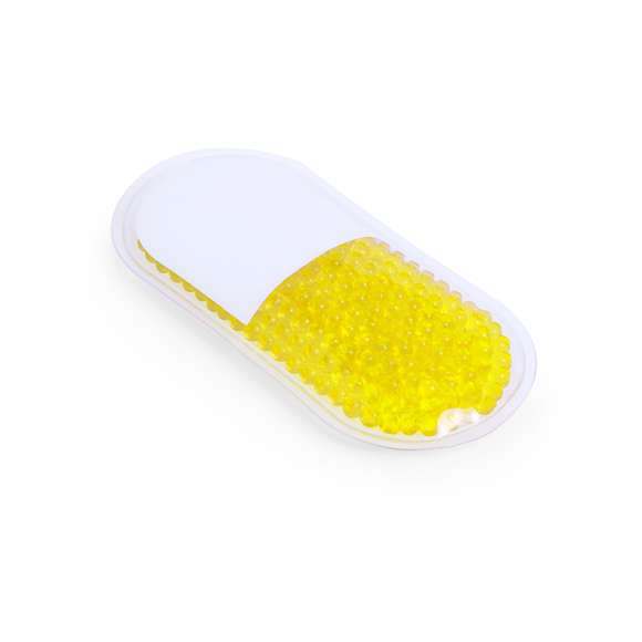  	Parche térmico reutilizable con efecto frío y calor en variados colores y de duración prolongada. Para efecto calor, calentar agua en un recipiente con el parche dentro. Para efecto frío, meter el parche en el frigorífico o el congelador.