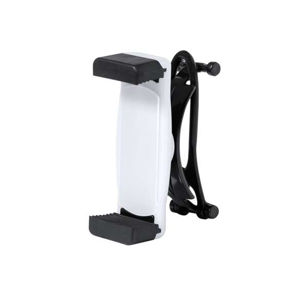 Soporte de manillar giratorio 360º para smartphone, en desenfadado diseño bicolor y amplia gama de colores. Con sólida goma de fijación y sistema de almohadillas en el soporte para así ofrecer un óptimo ajuste y protección del smartphone.