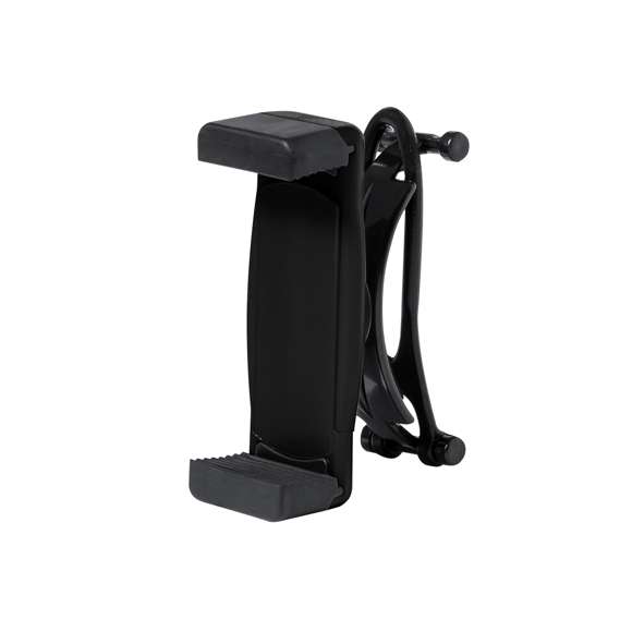 Soporte de manillar giratorio 360º para smartphone, en desenfadado diseño bicolor y amplia gama de colores. Con sólida goma de fijación y sistema de almohadillas en el soporte para así ofrecer un óptimo ajuste y protección del smartphone.